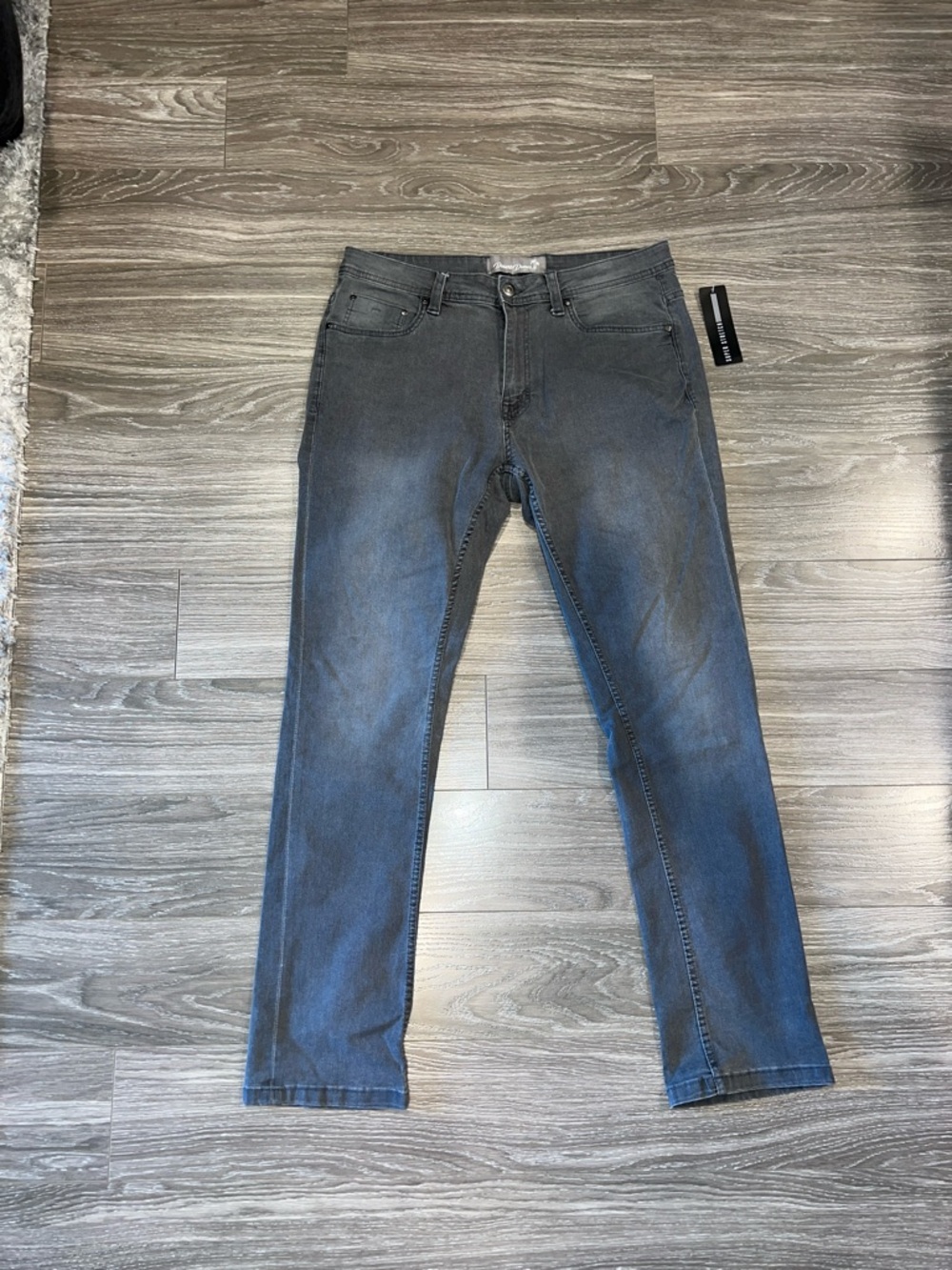 Men's Gray Slim Fit Jeans - Desert Dunes